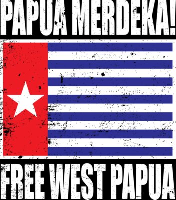 FREE WEST PAPUA FLAG SML