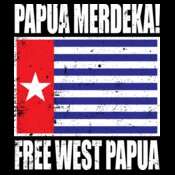 FREE WEST PAPUA FLAG SML
